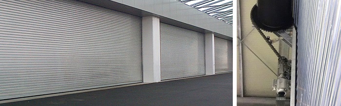 Roller Shutters With High Resistant Against Wind Pressure In Large Factories And Warehouses.